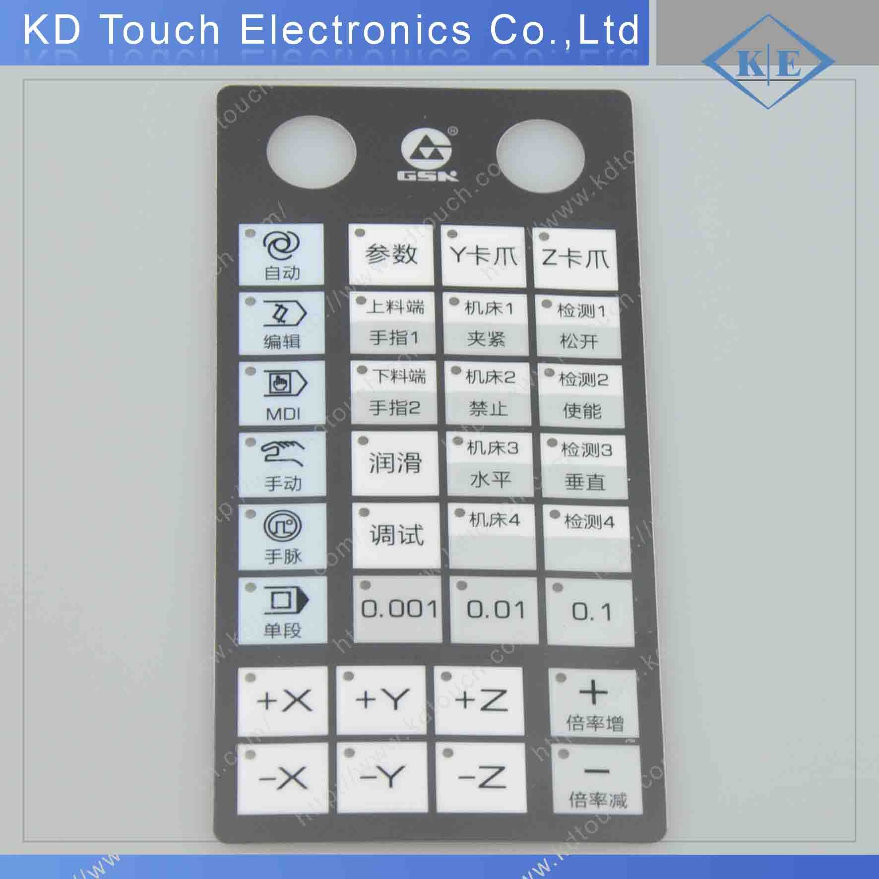 Textured LED Machinery Control Panel