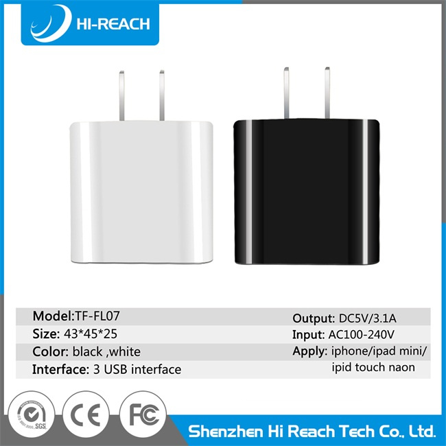 Customized 3.1A Quick 3.0 Universal Mobile Phone Travel USB Charger