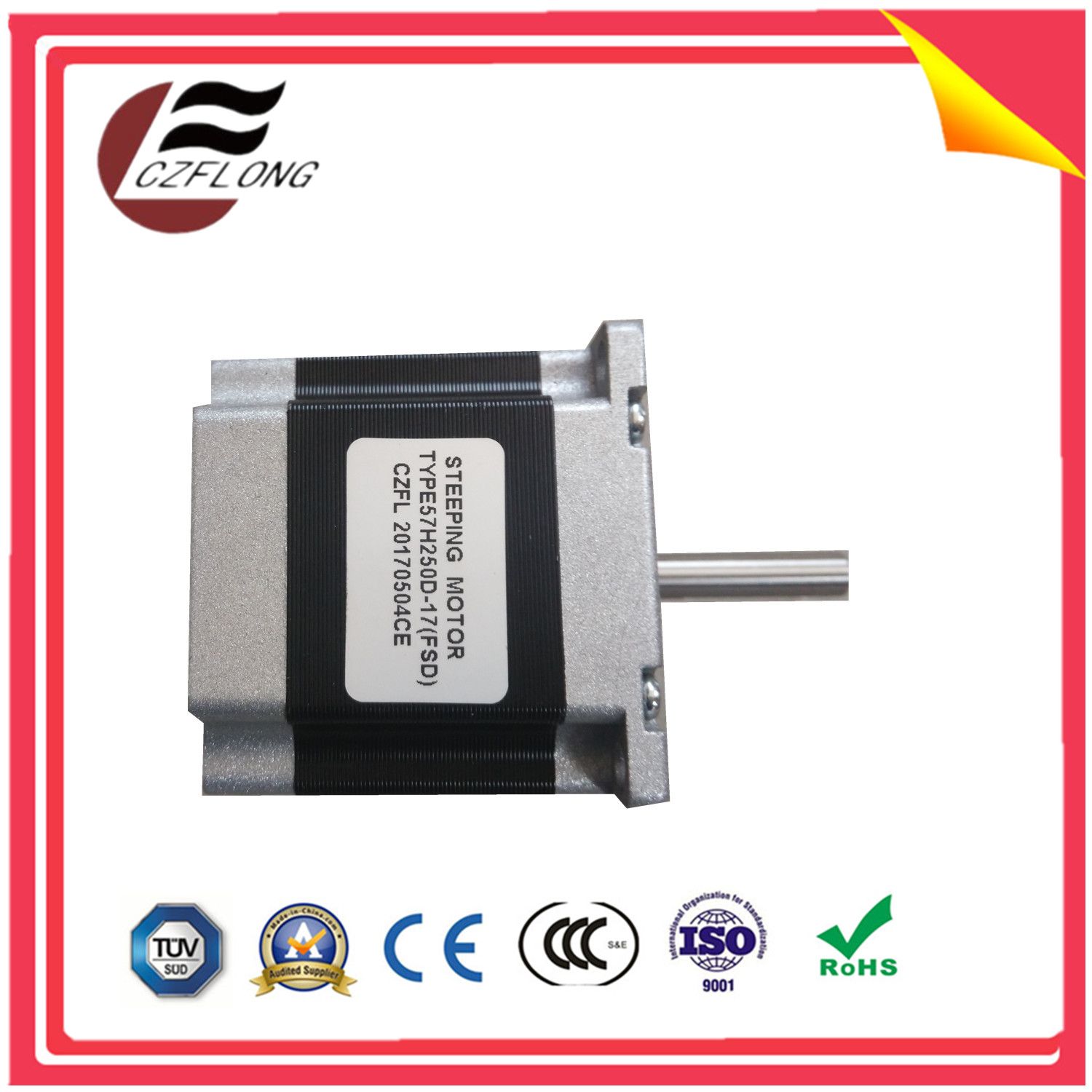 1.8 Deg NEMA24 Brushless/DC/Stepper/Stepping/Servo Motor for CNC Machines