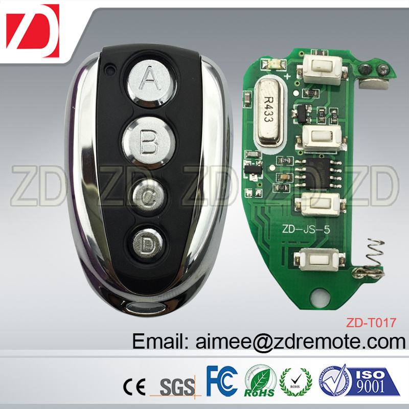 4-Channel Rolling Code Hcs301 RF Remote