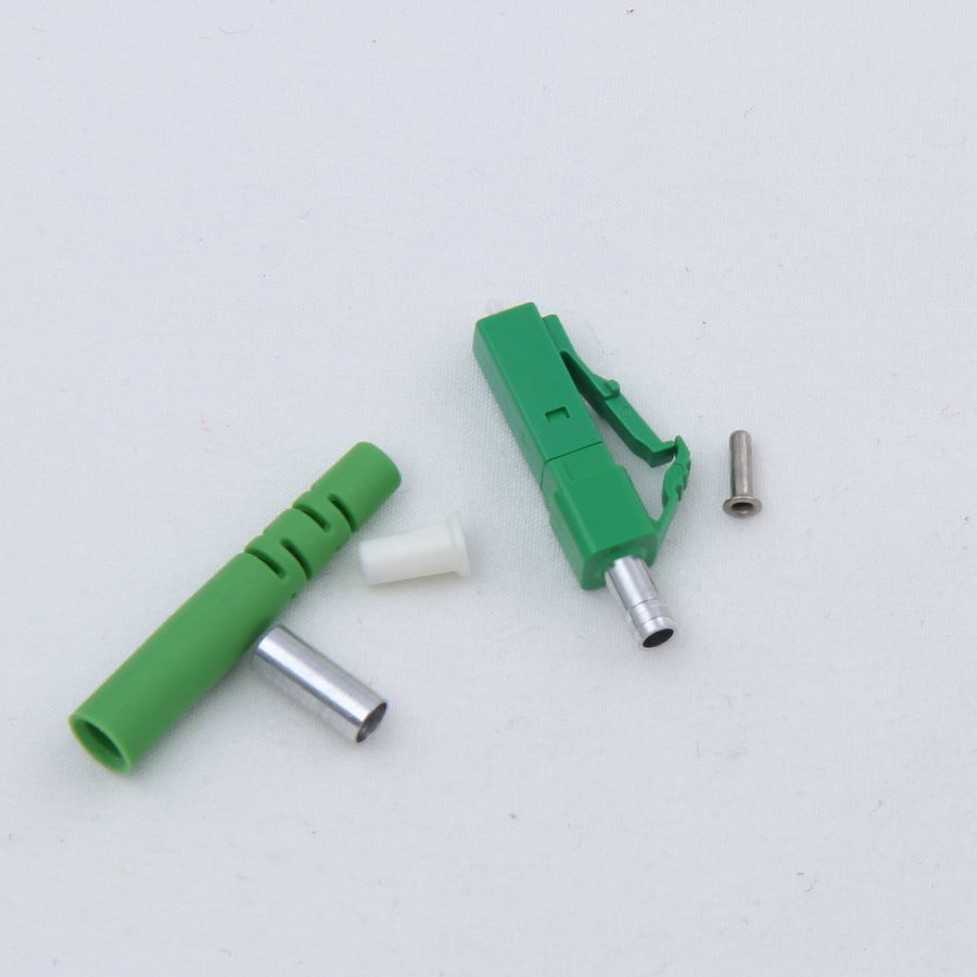 LC/APC Simplex 3mm Fiber Optic Connector