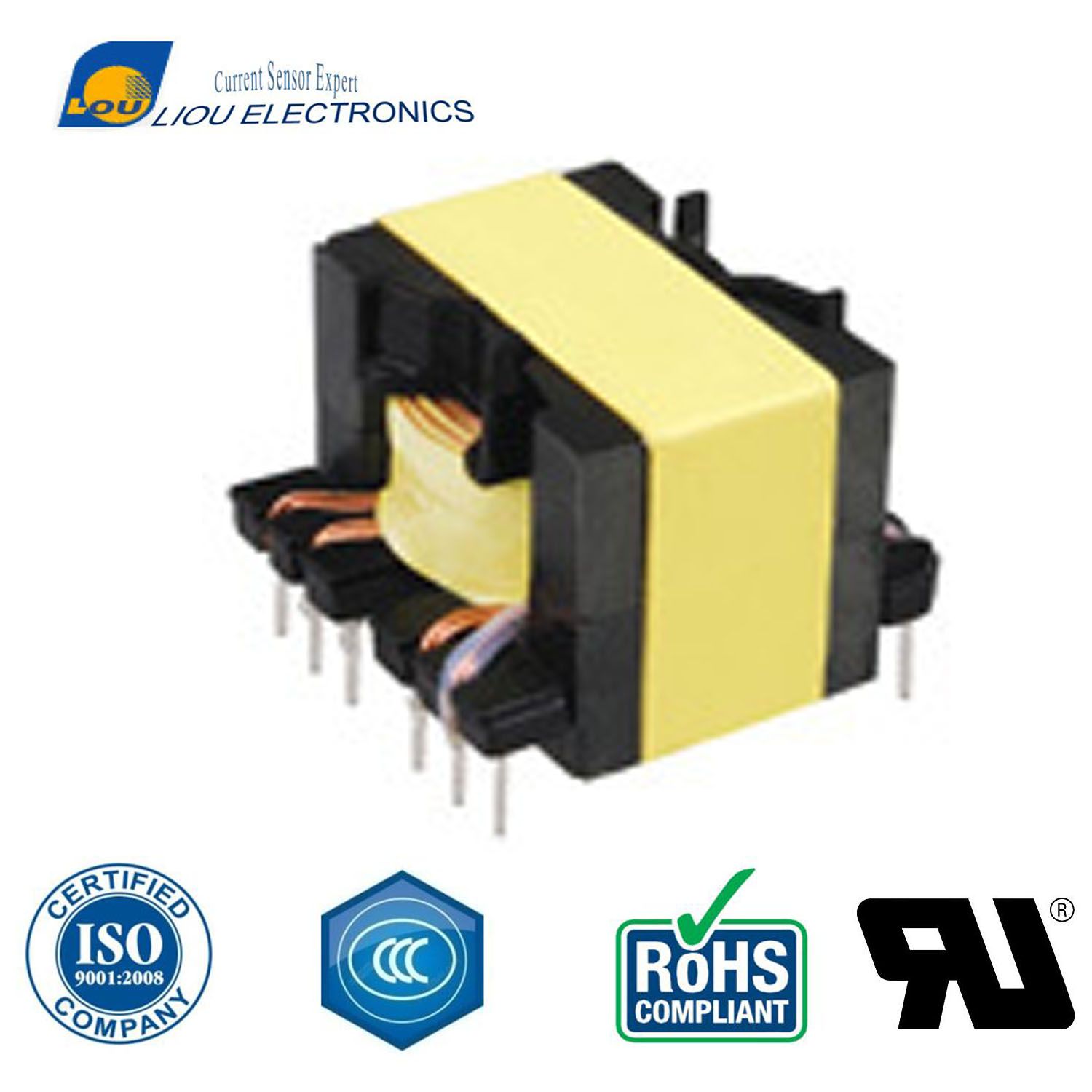 Pq3230 High Frequency Switching Transformer 6+6 Low Profile