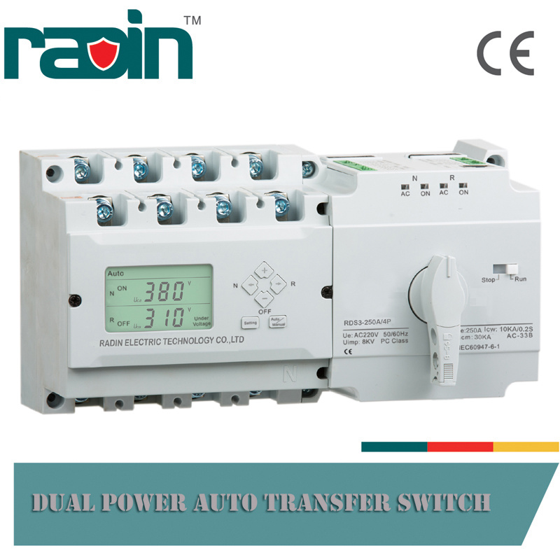 RDS3 Series Dual Power Auto Transfer Switch, Static Transfer Switch