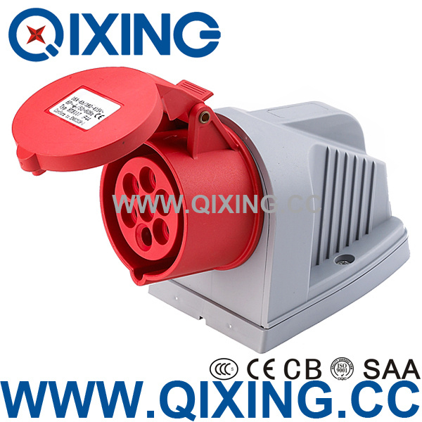 Industrial 7p Socket for Wall Mounted (QX-734)