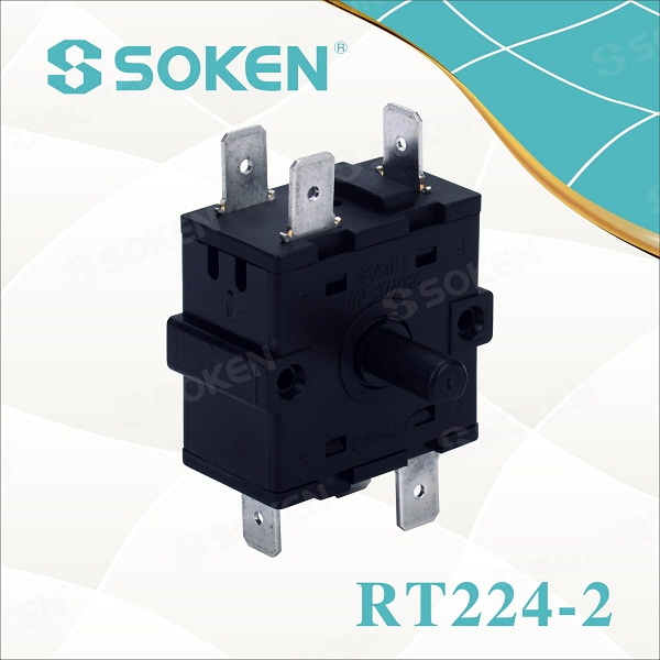 Soken Blender 3 Way Rotary Switch 16A 250A T100 Rt224-2