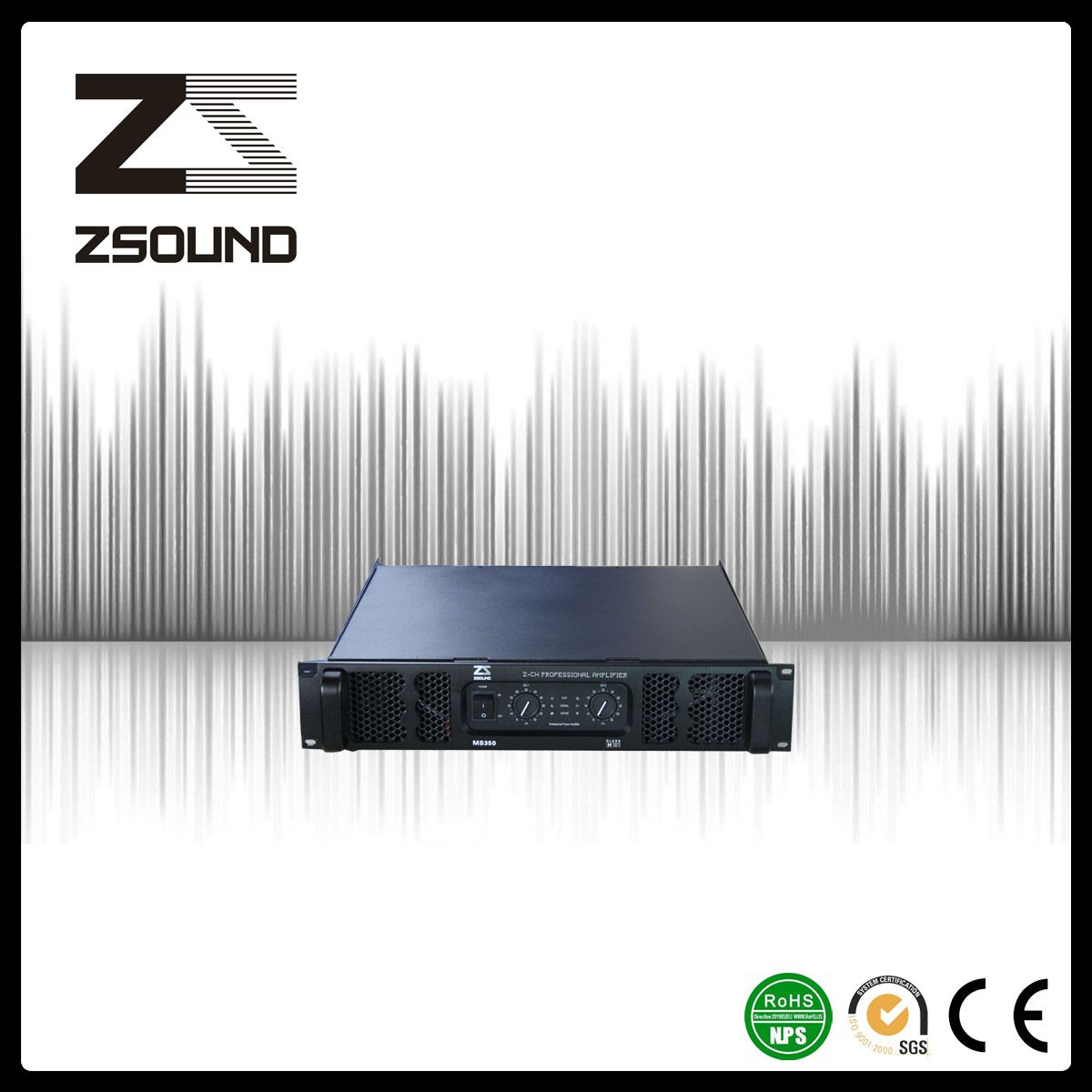 350W Transistor Two Channel PRO Audio Professional Power Amplifier