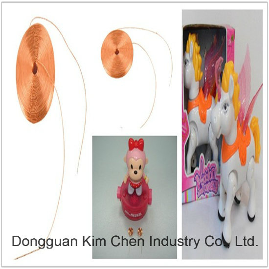 Toy Coil with Adhesive Copper Wire
