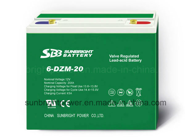 SBB 12V20ah Dzm Series Rechargeable Deep Cycle Battery