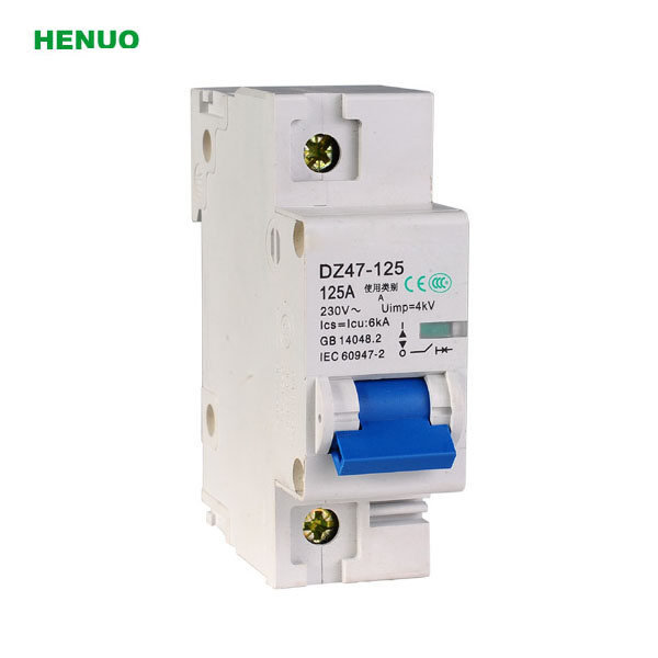 Circuit Breaker Dz47-125 2p Isolating Switch
