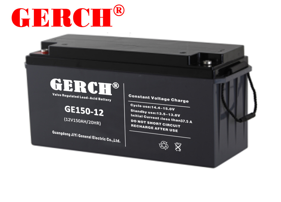 12V150ah Storage Battery Rechargeable Gel Battery for Solar