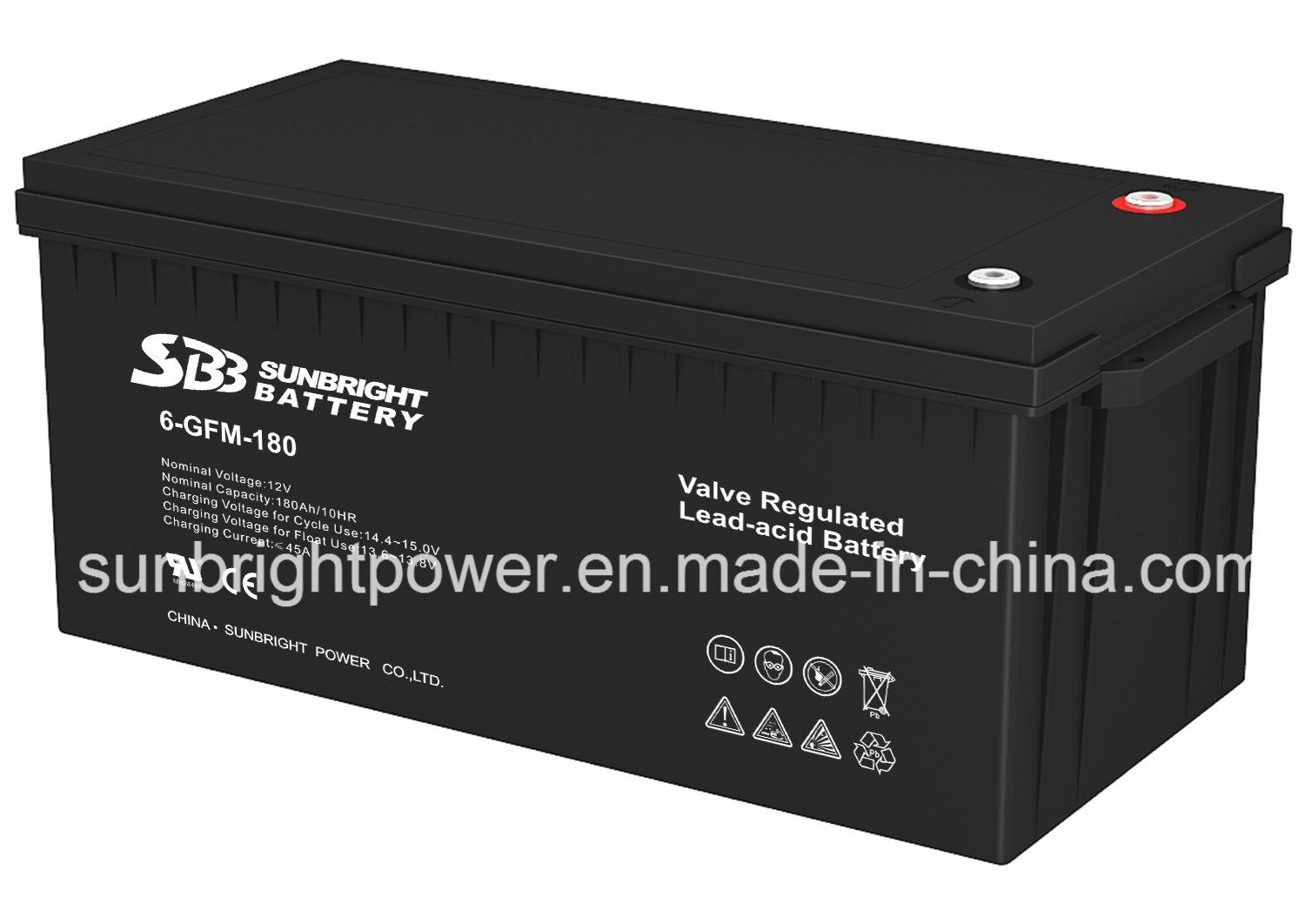 12V180ah Sealed Lead Acid Battery