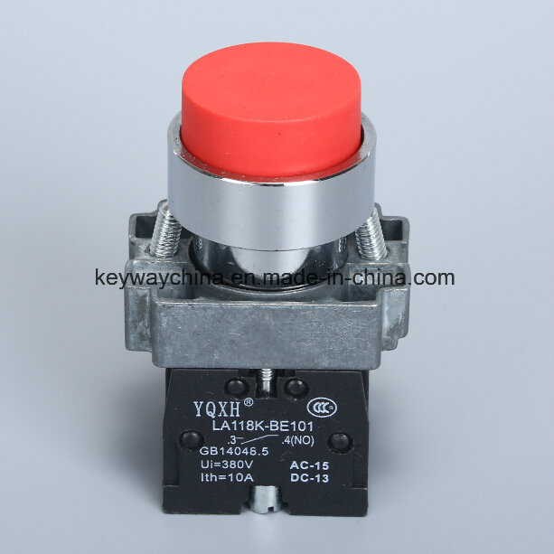 6-380V Metal Type Push Button Switch (LA118KBC)