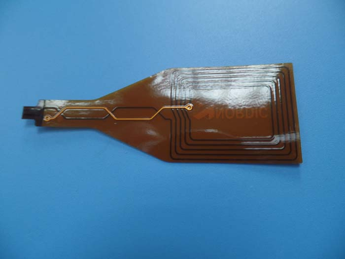 FPC Flex PCB 0.15mm Board Thickness with Yellow Soldermask