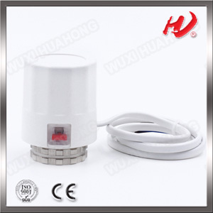 Electrical Actuator on Manifold on Floor Heating System