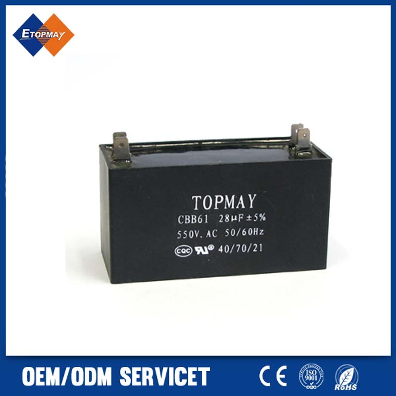 Cbb61 Capacitor 28UF 550VAC