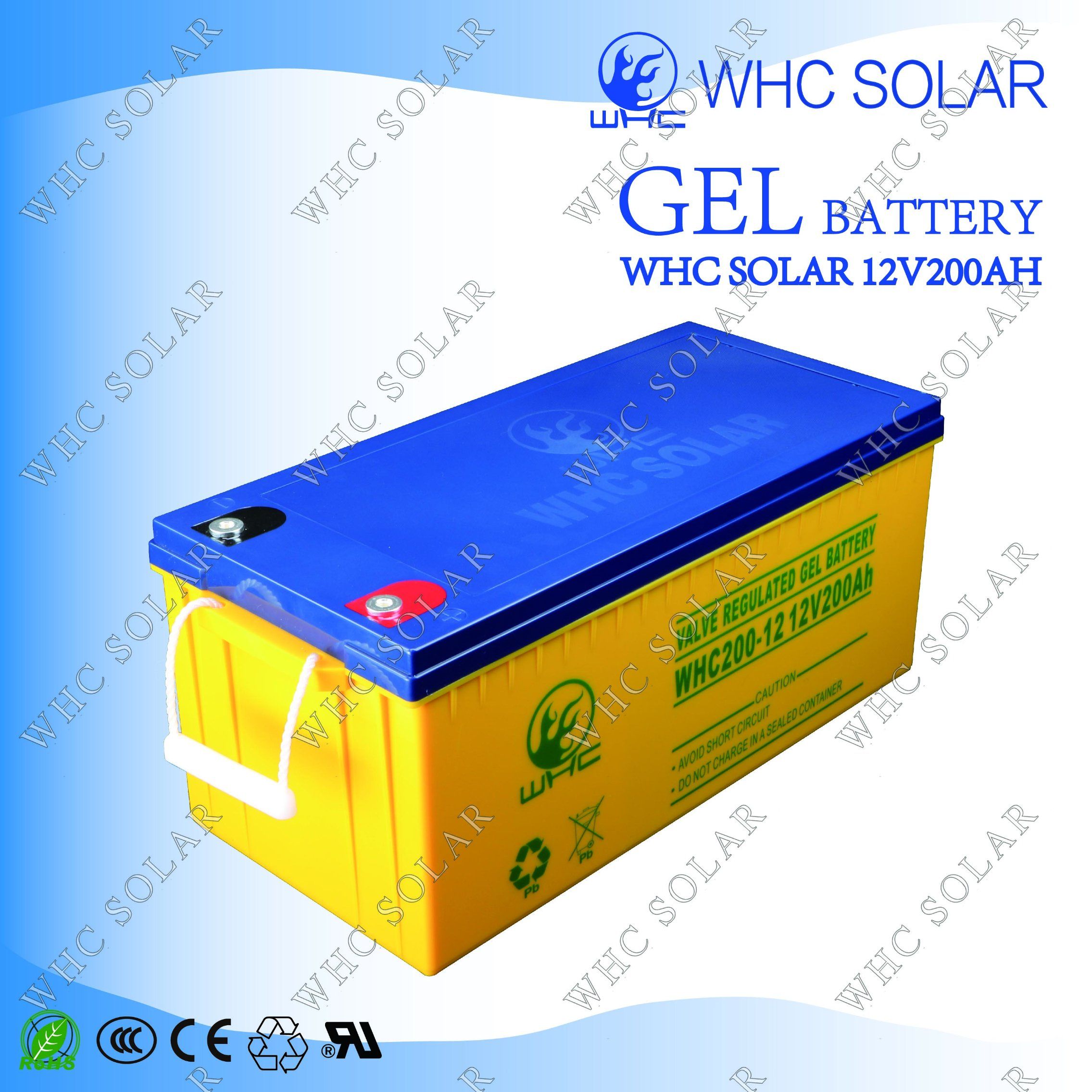 Solar Power High Capacity 12V200ah Solar Battery