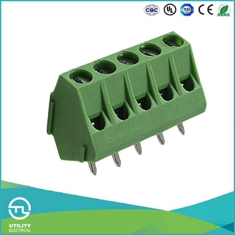 PCB Screw Terminal Blocks Mu1.5as5.0 (5.08) Brass Contact