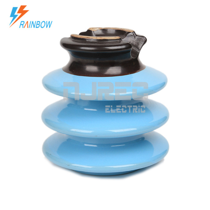 Sky Blue Porcelain Pin Type Insulator