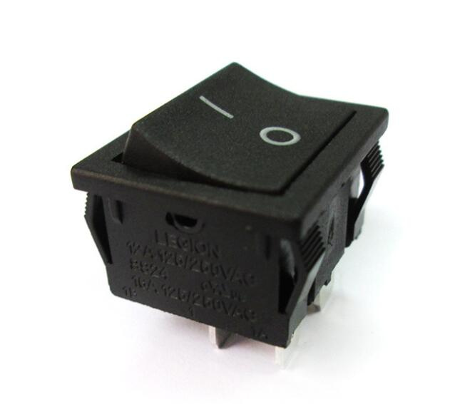ENEC/UL-Approval Power 16A Dpdt Micro Rocker Paddle Button Switch