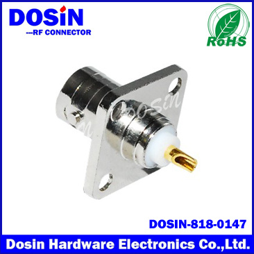 BNC Straight Panel Jack Flange BNC Connector