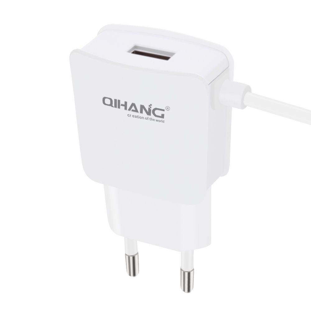2.1A Fast Mobile Phone Charger with 1.2m USB Cable