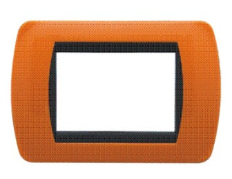 LV15-20 Colored Italian Plastic 3 Module Switch Plate