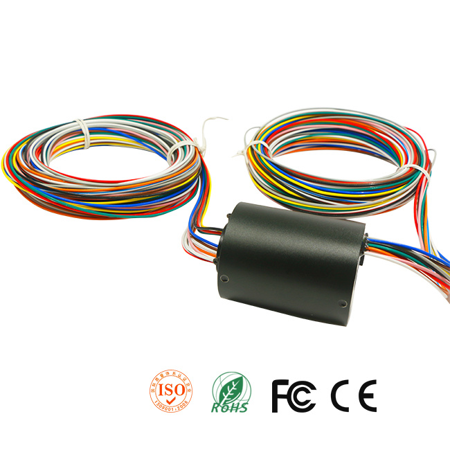 Through Hole Slip Rings with 3000mm Wires for Cranes