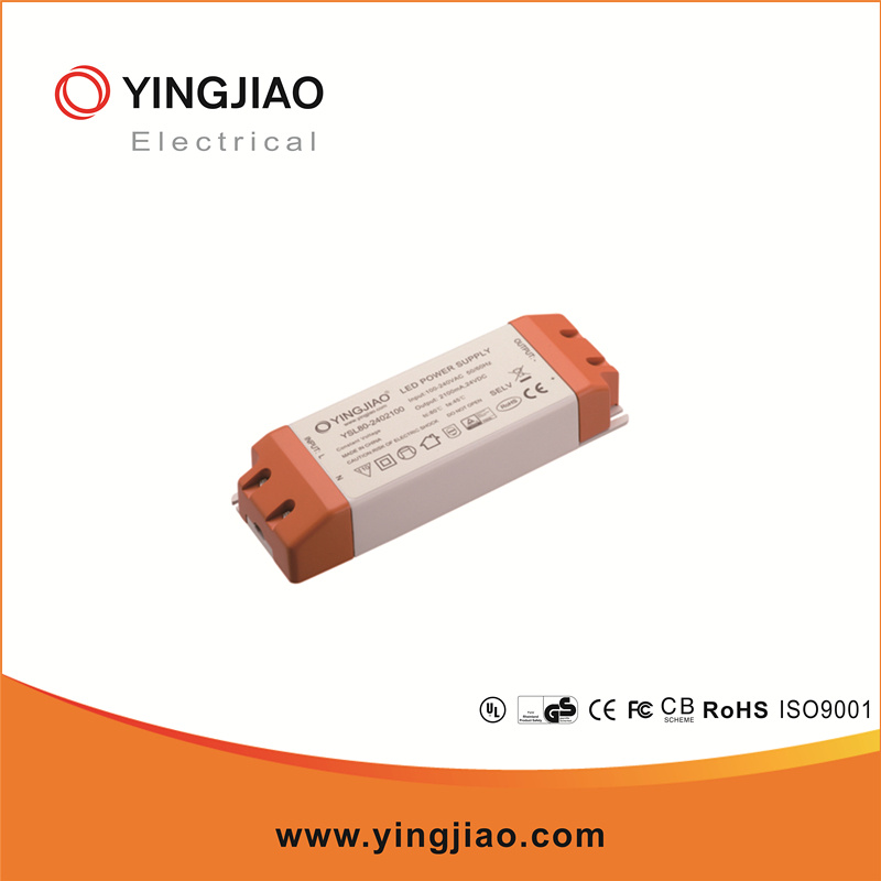 80W LED Dimmable Driver with Ce UL FCC