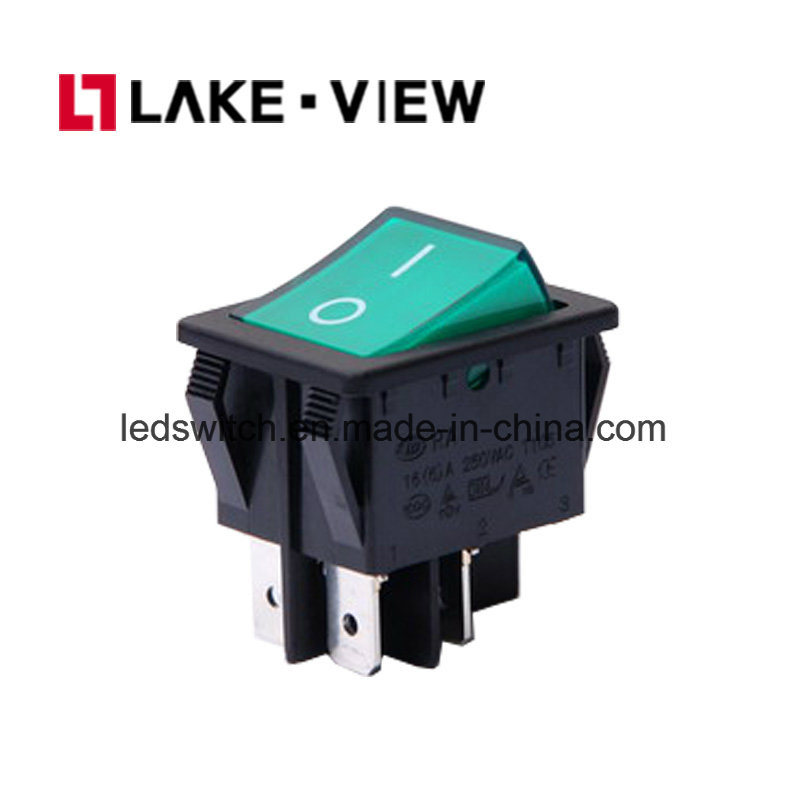Rocker Switch 25A 250VAC with LED Light