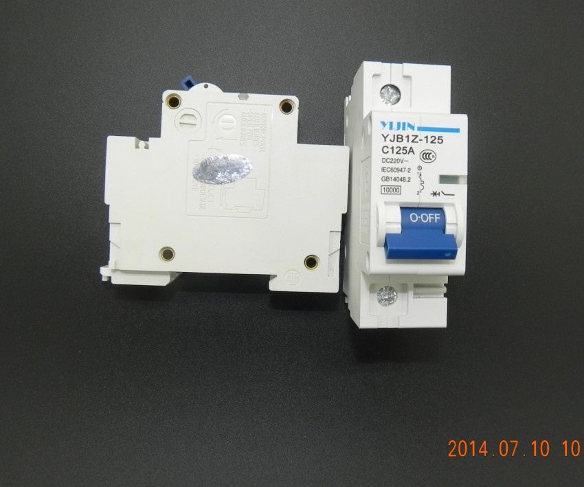1p 125A DC220V DC Circuit Breaker MCB PV Solar System
