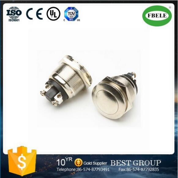 19mm Waterproof Switch Metal Dome Switch 19mm Push Button Switch