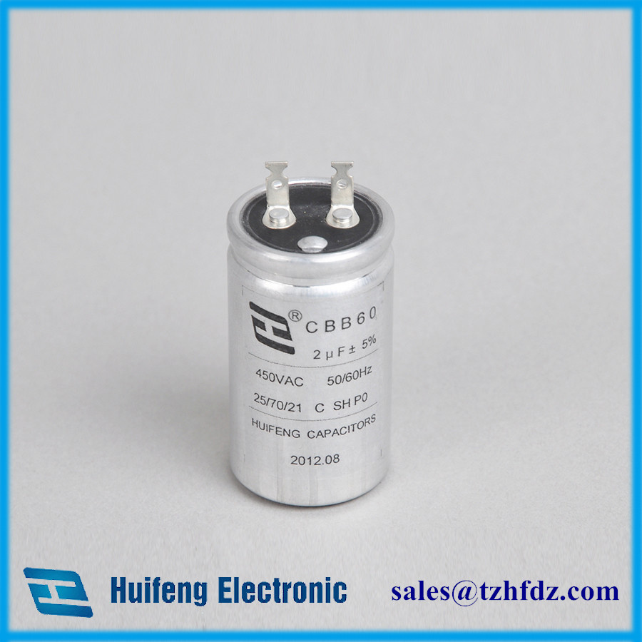 Cbb60 Motor Run Capacitor with Pins