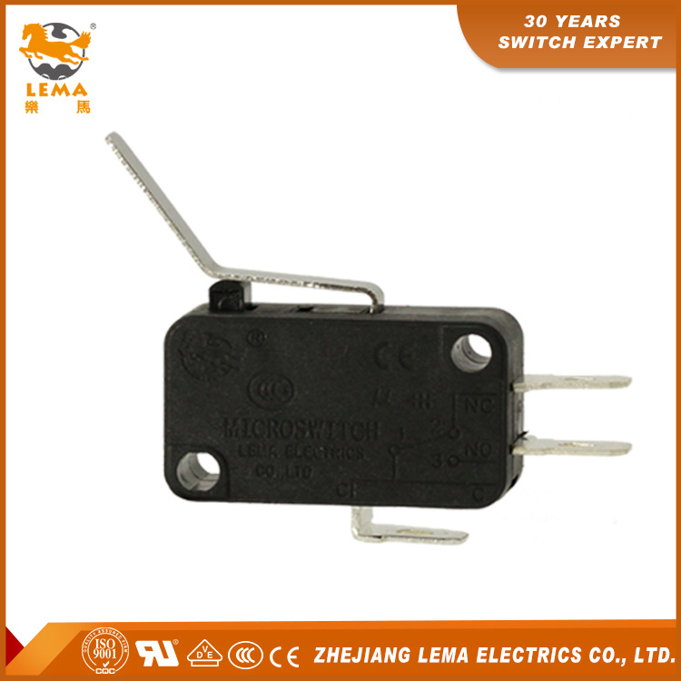 Lema Kw7-15 Bent Lever Snap Action Micro Switch 16A 250VAC