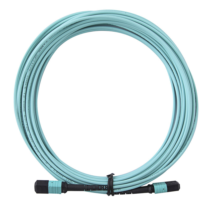 MTP/MPO Om4 12cores Fiber Optic Patchcord