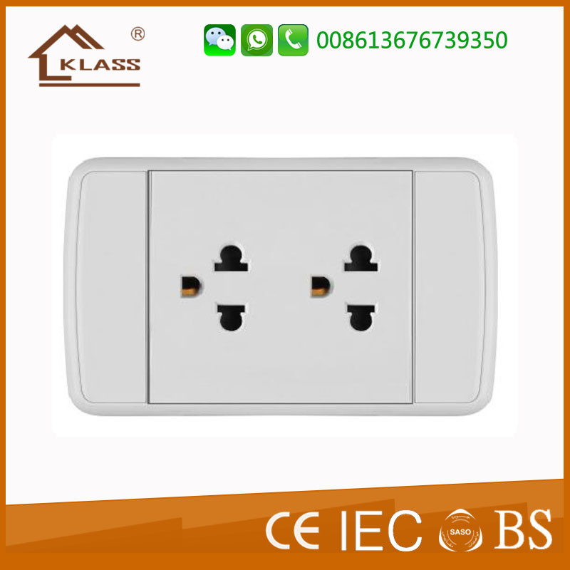 Good Quality Thailand PC Copper Material 2 Way Socket