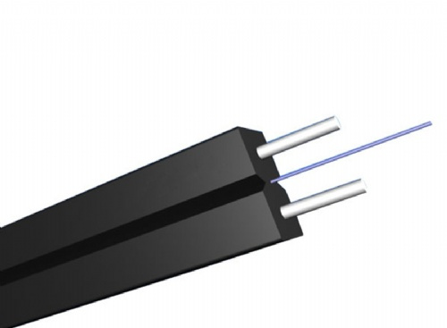 2 Core FTTH Optical Fiber Cable Roll Drop Cable