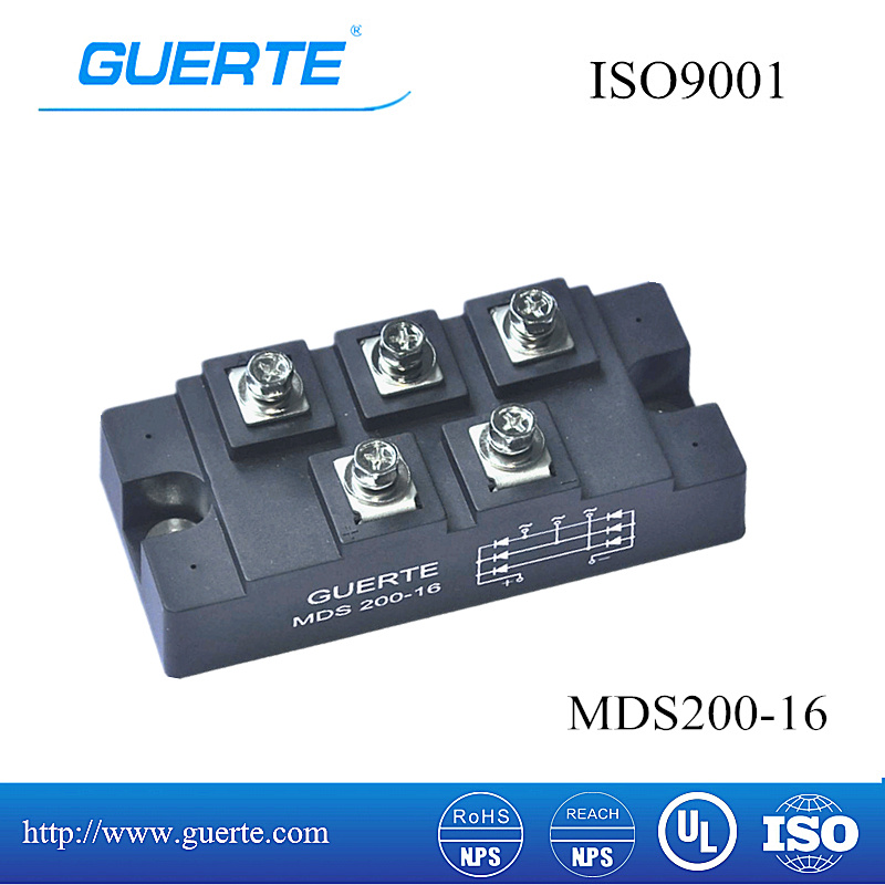 Three-Phase Diode Module Mds 200A 1600V with ISO9001