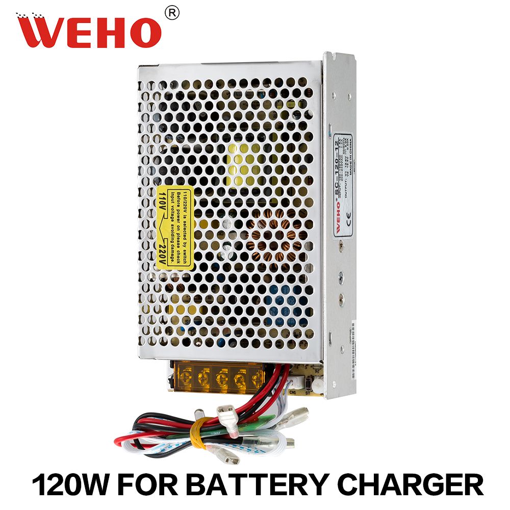 Sc-120-24 (2A, 0.25A) 24V Power Supply with Battery Charger