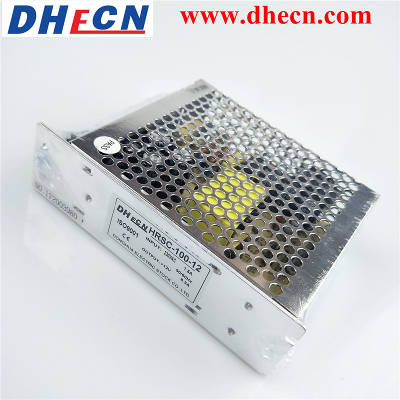 Wide Range Input 90-264VAC to DC 100W 5V 16A Switching Power Supply Hrsc-100-5