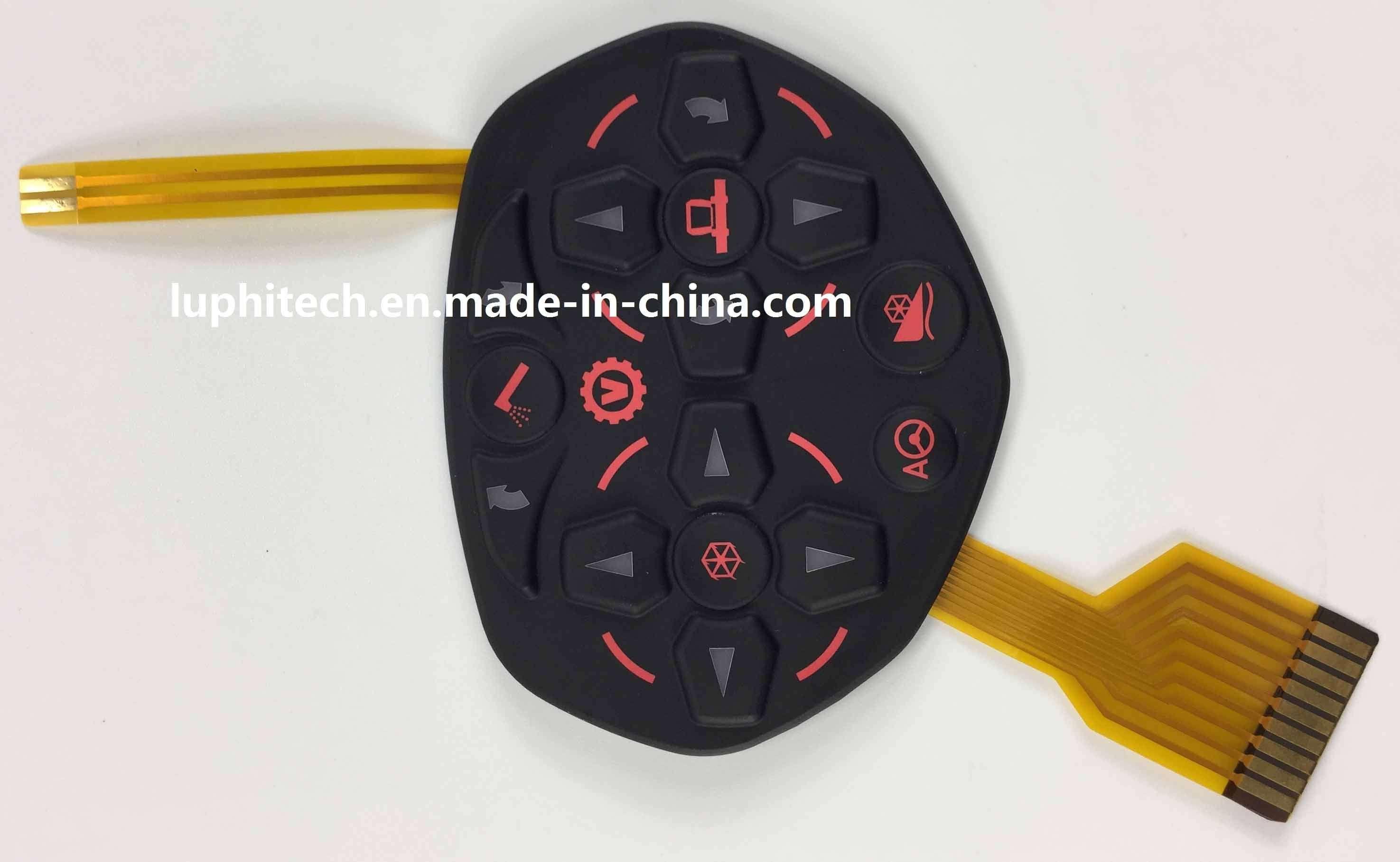 FPC Silicone Rubber Keys Metal Domes Switch