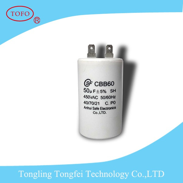 Cbb60 Motor Run Capacitor Pins Series with 4pins