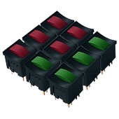 Keyboard Switches for Control Panel, Momentary or Locking