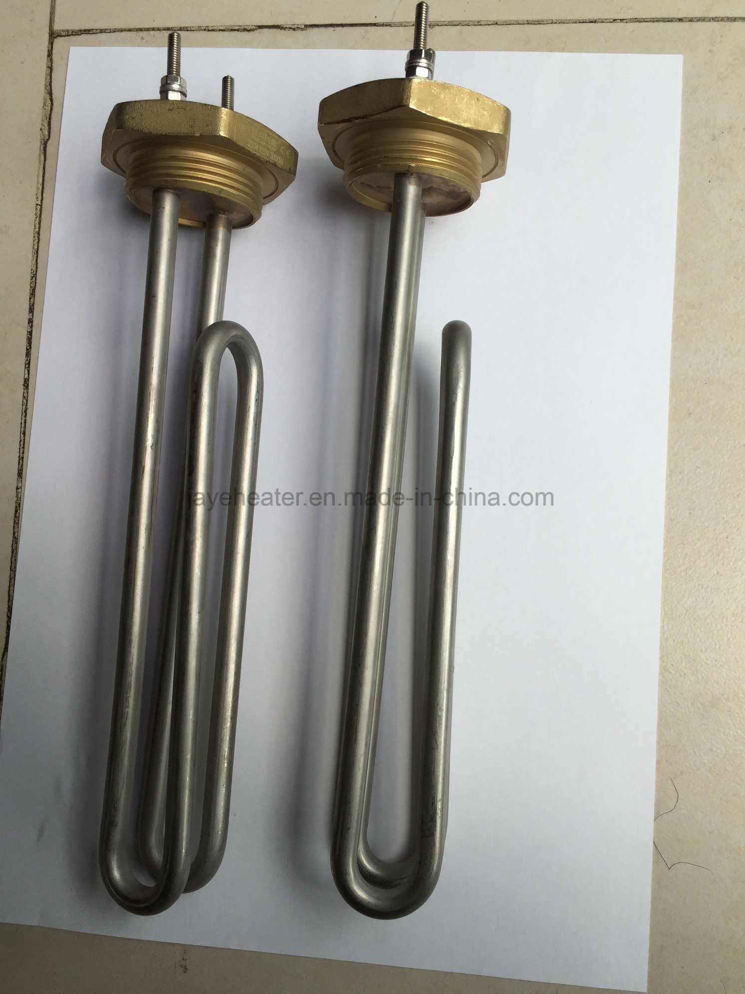 U Type Electric Flange Immersion Water Heating Element 3kiw