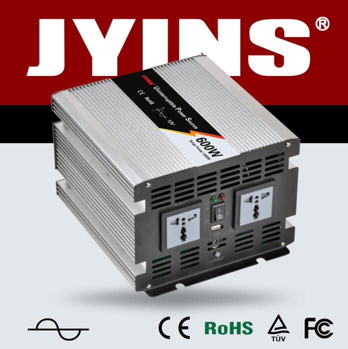 600W 12V/24V DC to AC 110V/220V Power Inverter with Charger