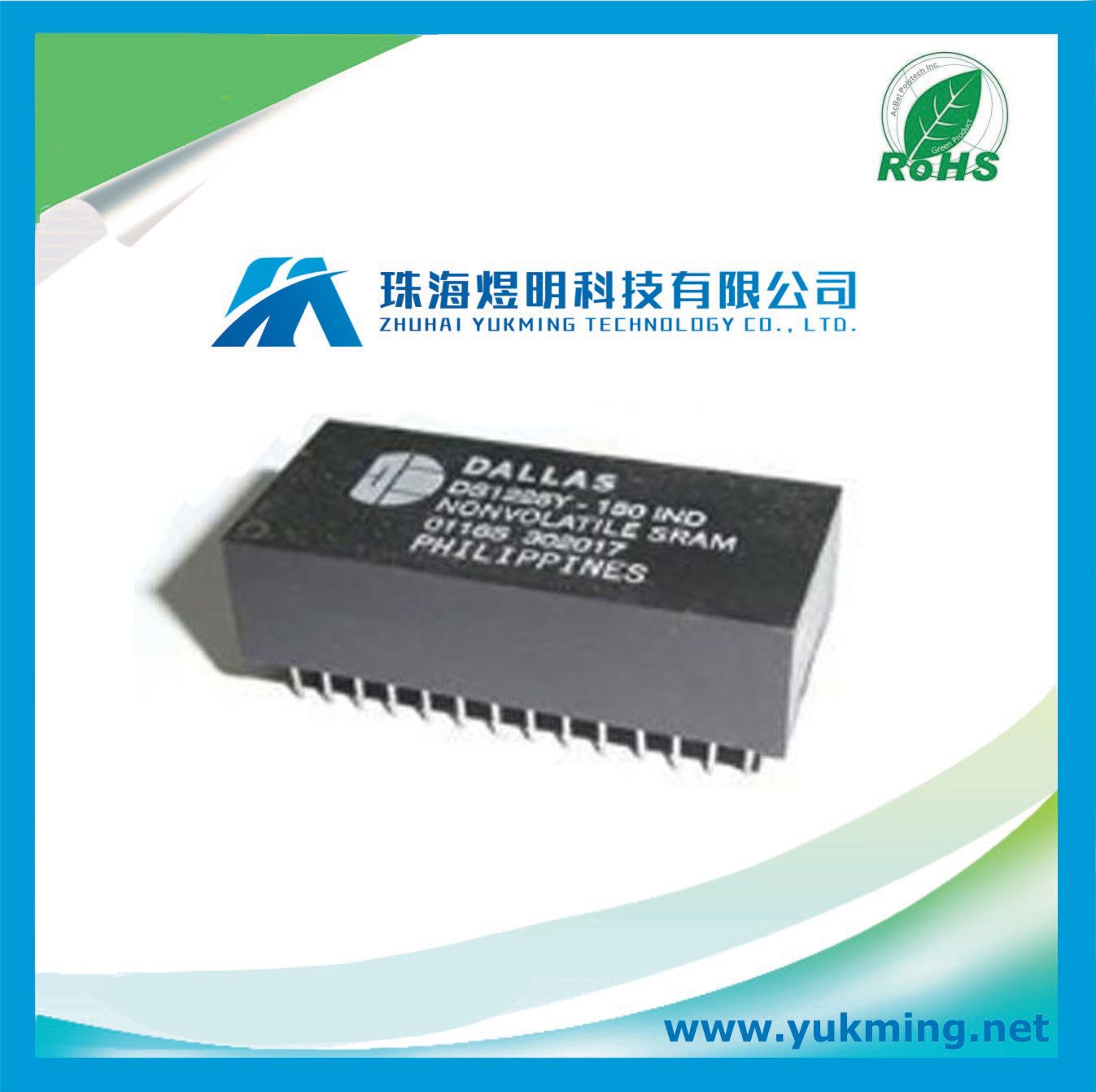 Integrated Circuit of 64k Nonvolatile Sram IC Ds1225y-150+