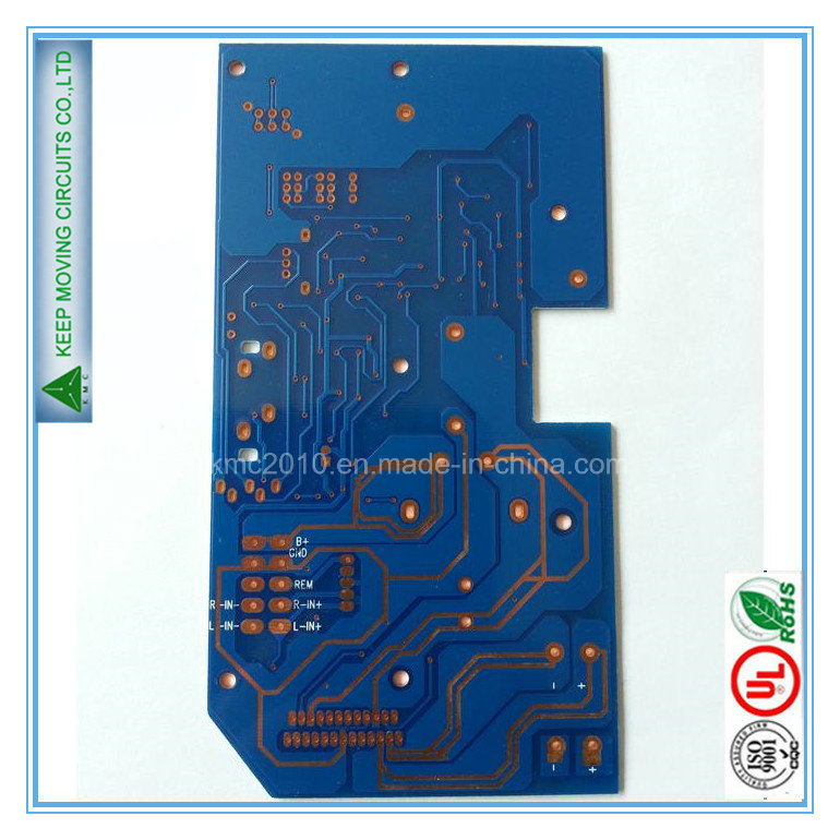 2L OSP Printed Circuit Board with Blue Solder Mask PCB