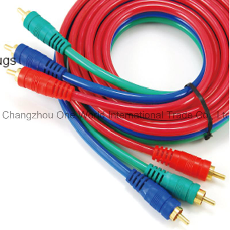 Composite Video Lead 3RCA Plugs - 3RCA Plugs Cable