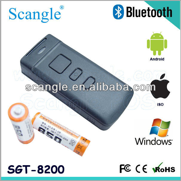 Bluetooth Barcode Scanner, Barcode Reader (SGT-8200)