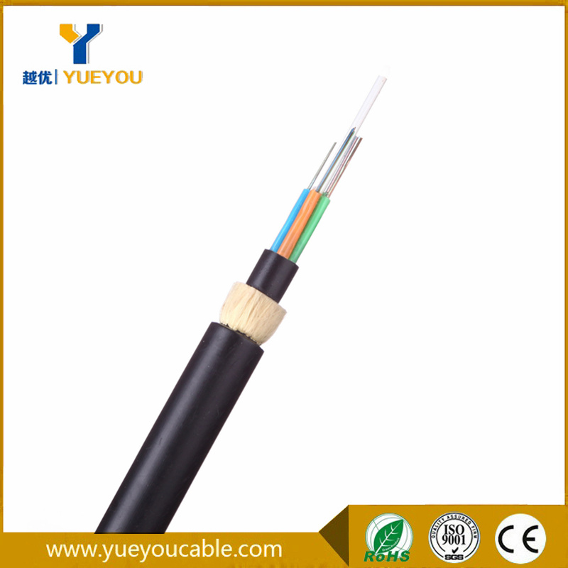 24 Cores Singlemode Dielectric Optical Fiber Cable with 150m Span