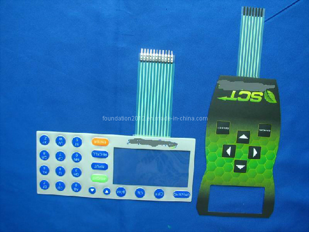 LCD Windows Transparent Gloss Windows Keypad Panel Membrane Switch